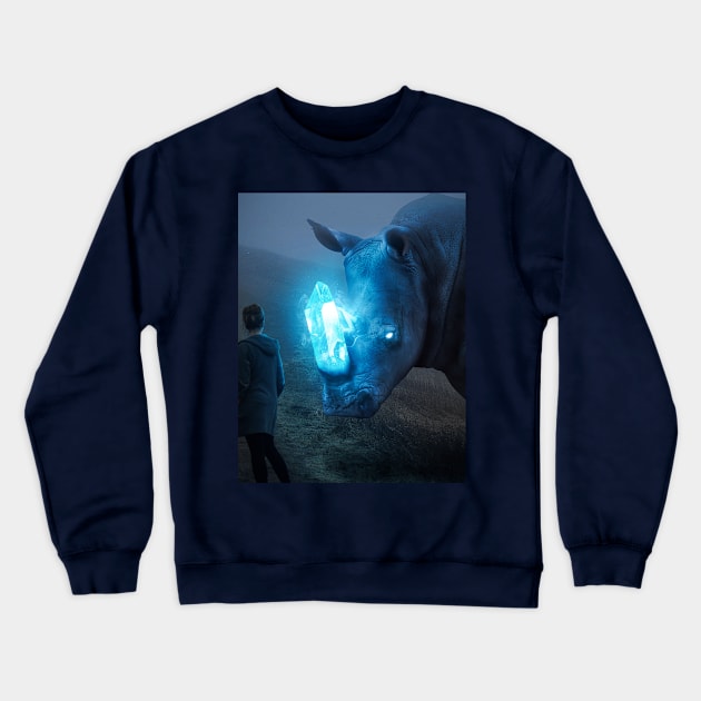 Precious Friend Crewneck Sweatshirt by Ergen Art